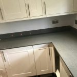 grigio medio stella quartz worktops in kitchen