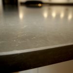 piatra slate carrera grey quartz in kitchen