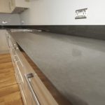 piatra slate carrera grey quartz in kitchen