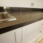 piatra slate carrera grey quartz in kitchen