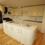 piatra slate carrera grey quartz in kitchen