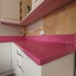 rosa stella pink starlight quartz worktops essex