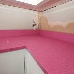 rosa stella pink starlight quartz worktops essex