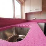 rosa stella pink starlight quartz worktops essex