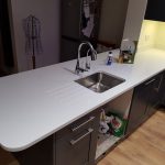 bianco de lusso white quartz worktops buntingford kitchen rock and co