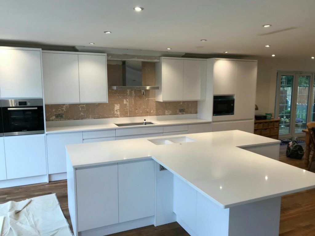 bianco puro white quartz worktops