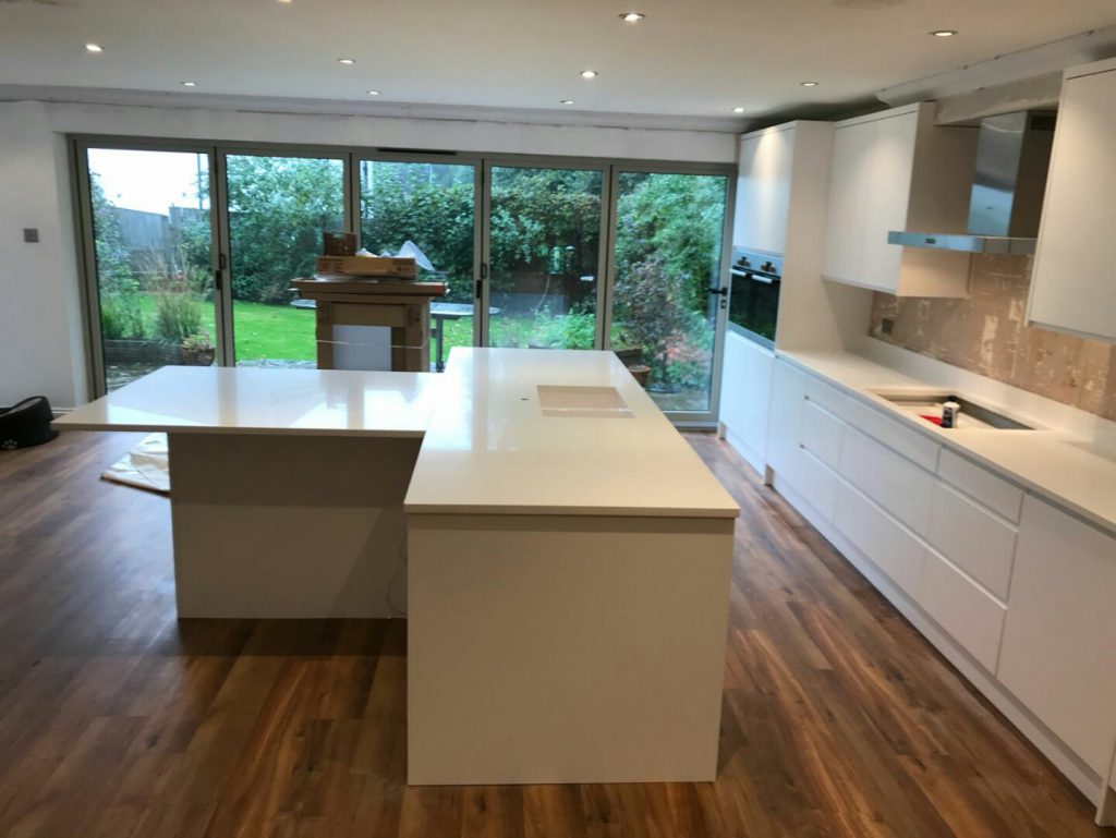 bianco puro white quartz worktops