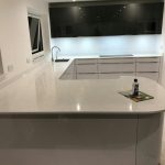 crl white water quartz kitchen worktops ickenham