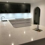 crl white water quartz kitchen worktops ickenham