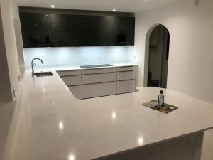 crl white water quartz kitchen worktops ickenham