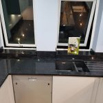 nero venata black marble quartz cambridge kitchen