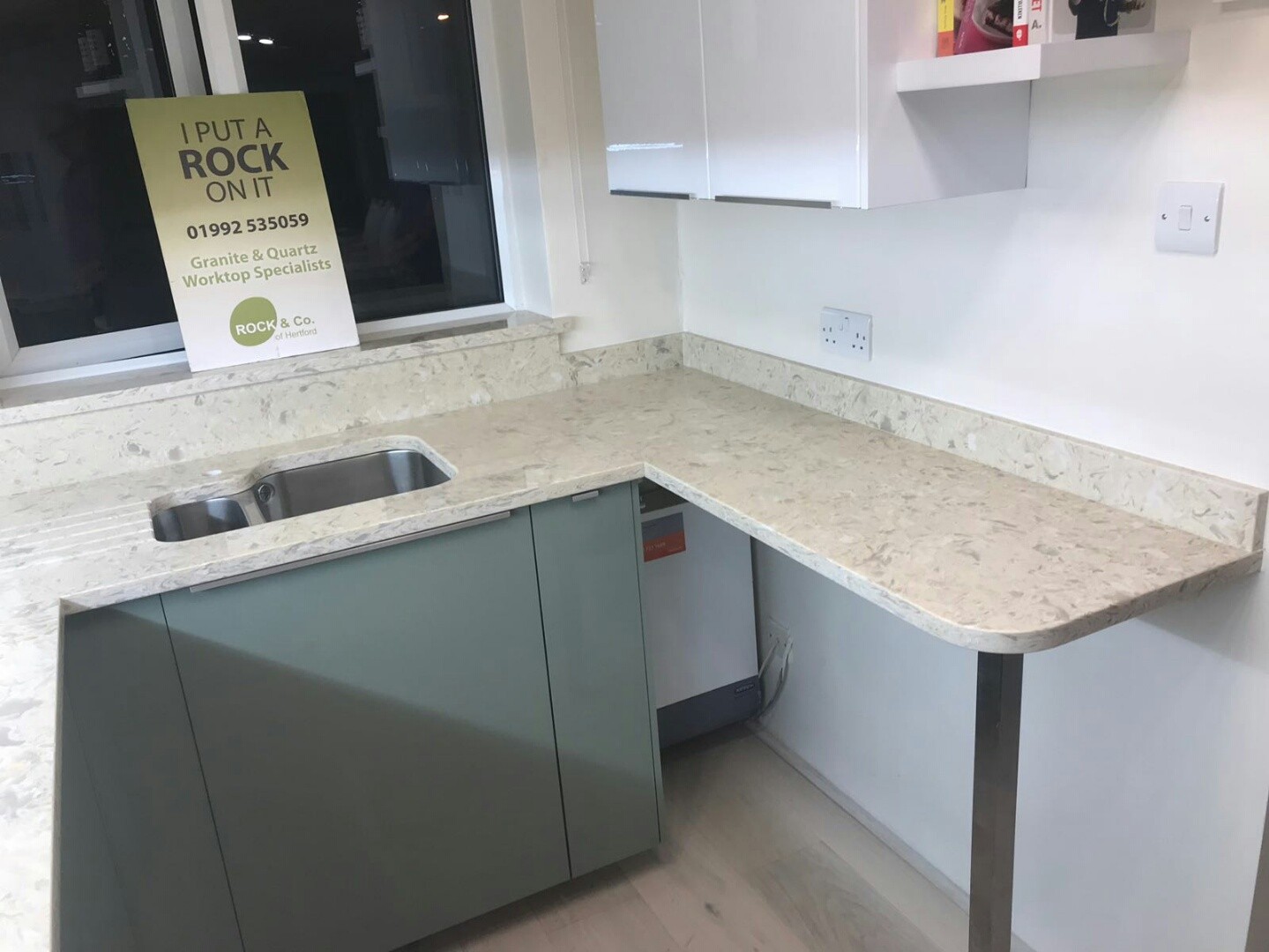 strapazzate quartz worktops rock and co