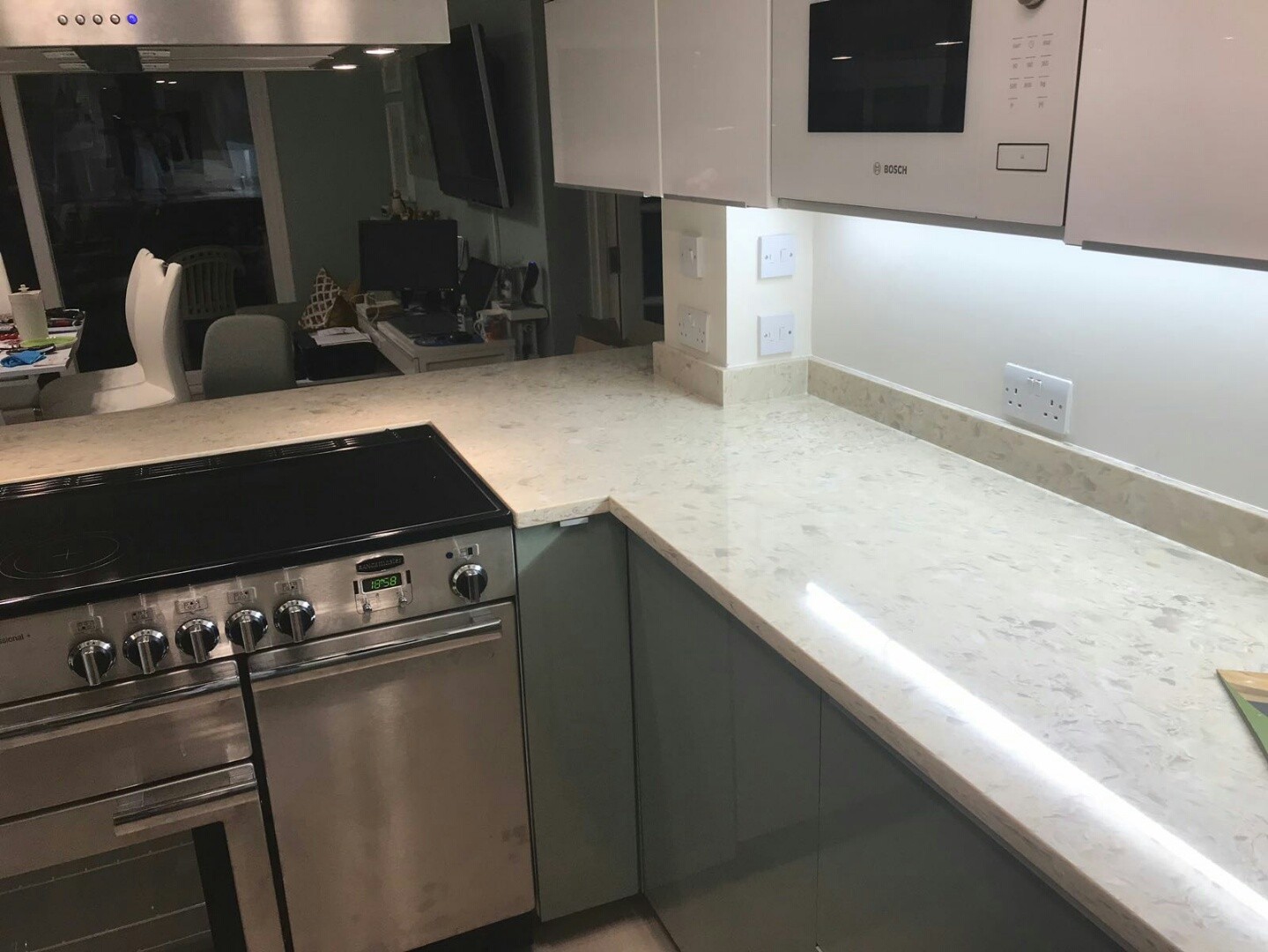 strapazzate quartz worktops rock and co