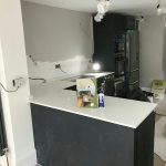 aspen de lusso white quartz worktops london ktichen