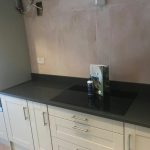 piatra slate carrera quartz in traditional kitchen