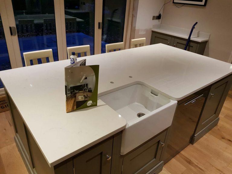 bianco carrina quartz worktops market weston traditional kitchen