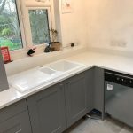 carrera quartz worktops grey kitchen rockandco