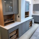 carrera quartz worktops grey kitchen rockandco