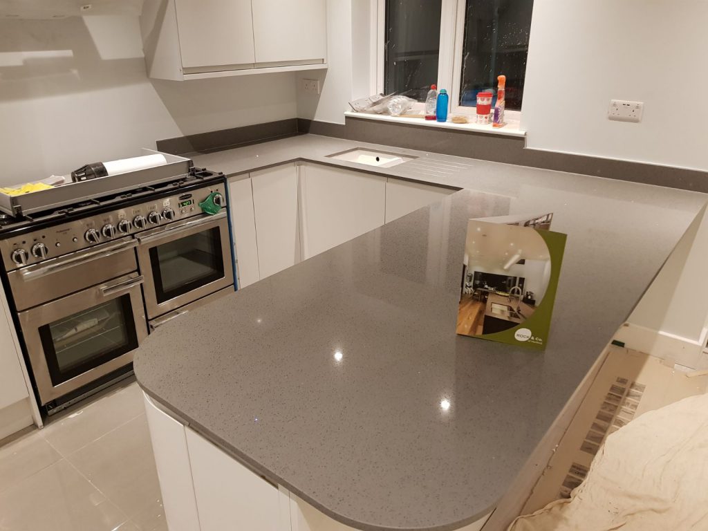 grigio medio stella quartz kitchen worktops