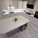 attica white carrera quartz worktops st albans kitchen rockandco