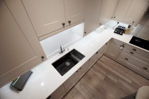 attica white carrera quartz worktops st albans kitchen rockandco