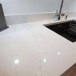 attica white carrera quartz worktops st albans kitchen rockandco