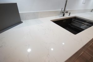 attica white carrera quartz worktops st albans kitchen rockandco