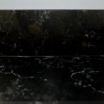 nero venata black marble quartz worktops in cambridge kitchen