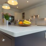 bianco carrina quartz worktop harpenden large open plan kitchen