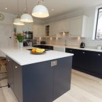 bianco carrina quartz worktop harpenden large open plan kitchen