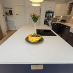 bianco carrina quartz worktop harpenden large open plan kitchen