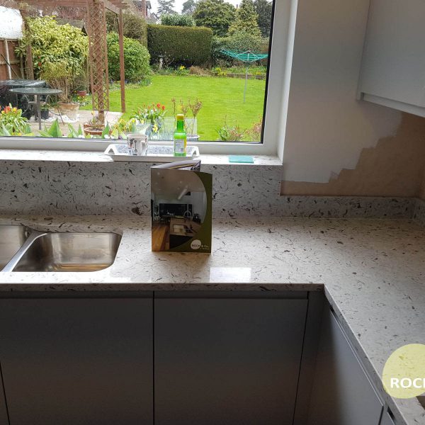 highland white quartz worktop
