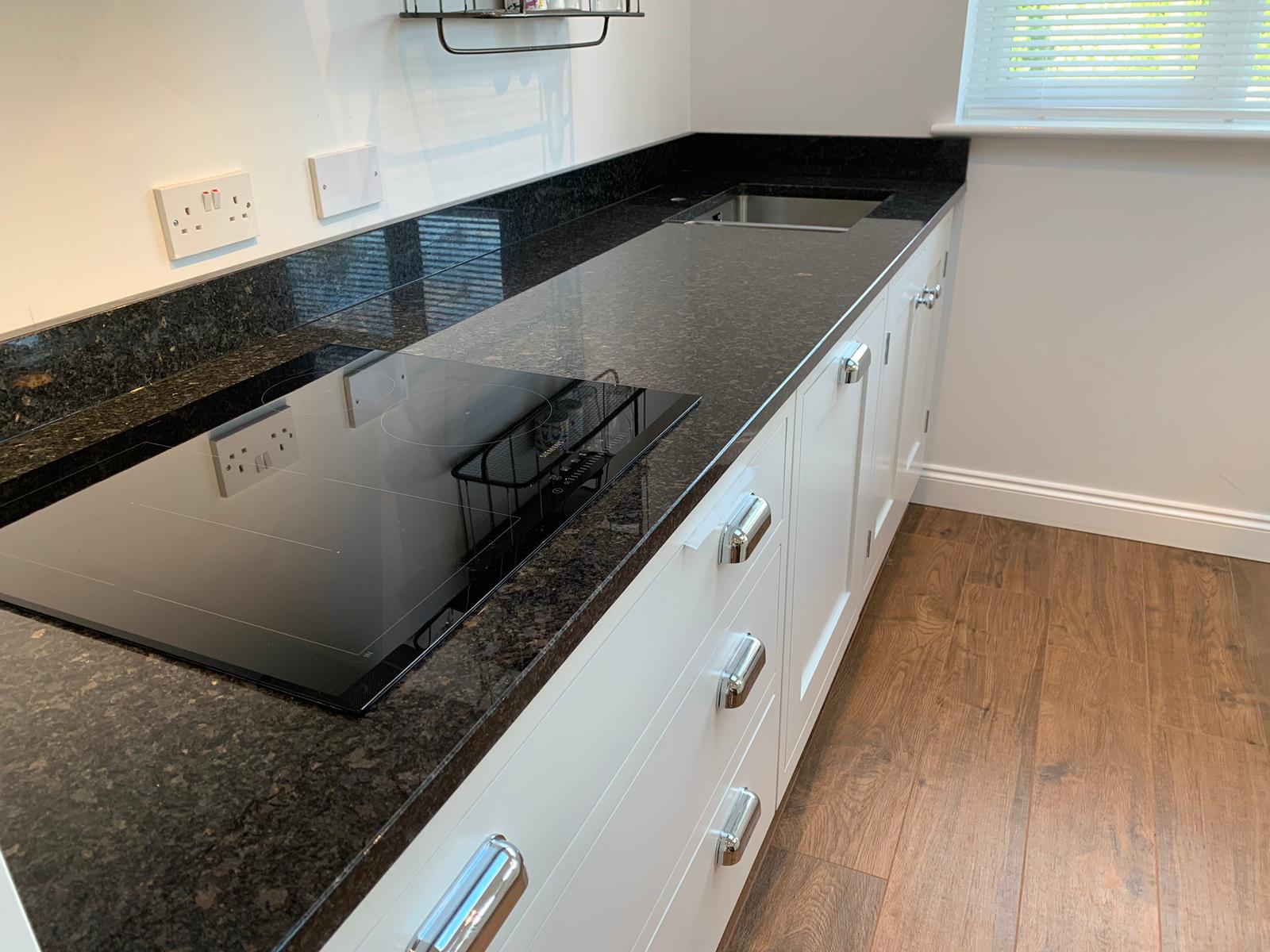 Granite Kitchen Worktop In A Kitchen 