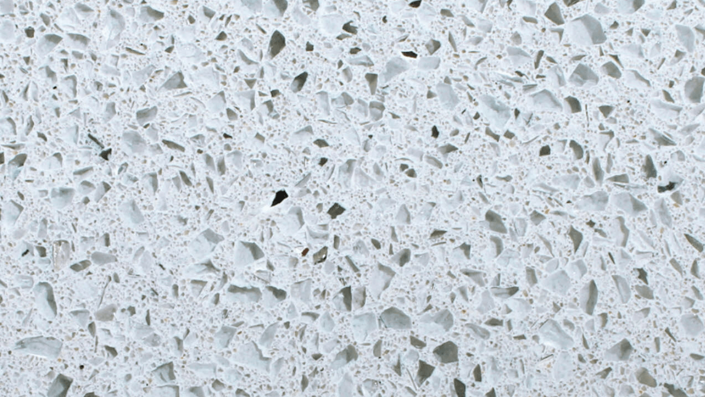 White Sparkle Quartz Worktop from Magnet