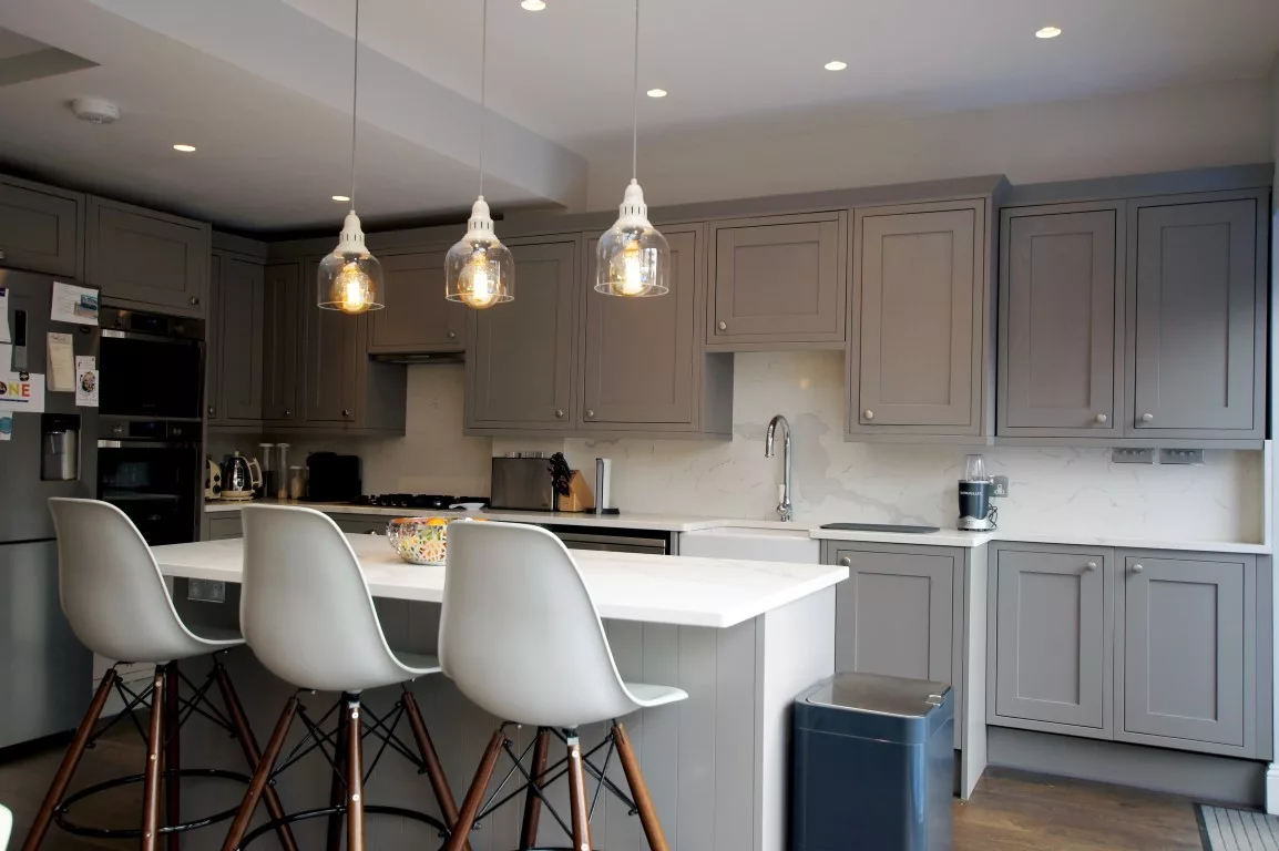 Calacutta urban quartz kitchen worktops, Barnet