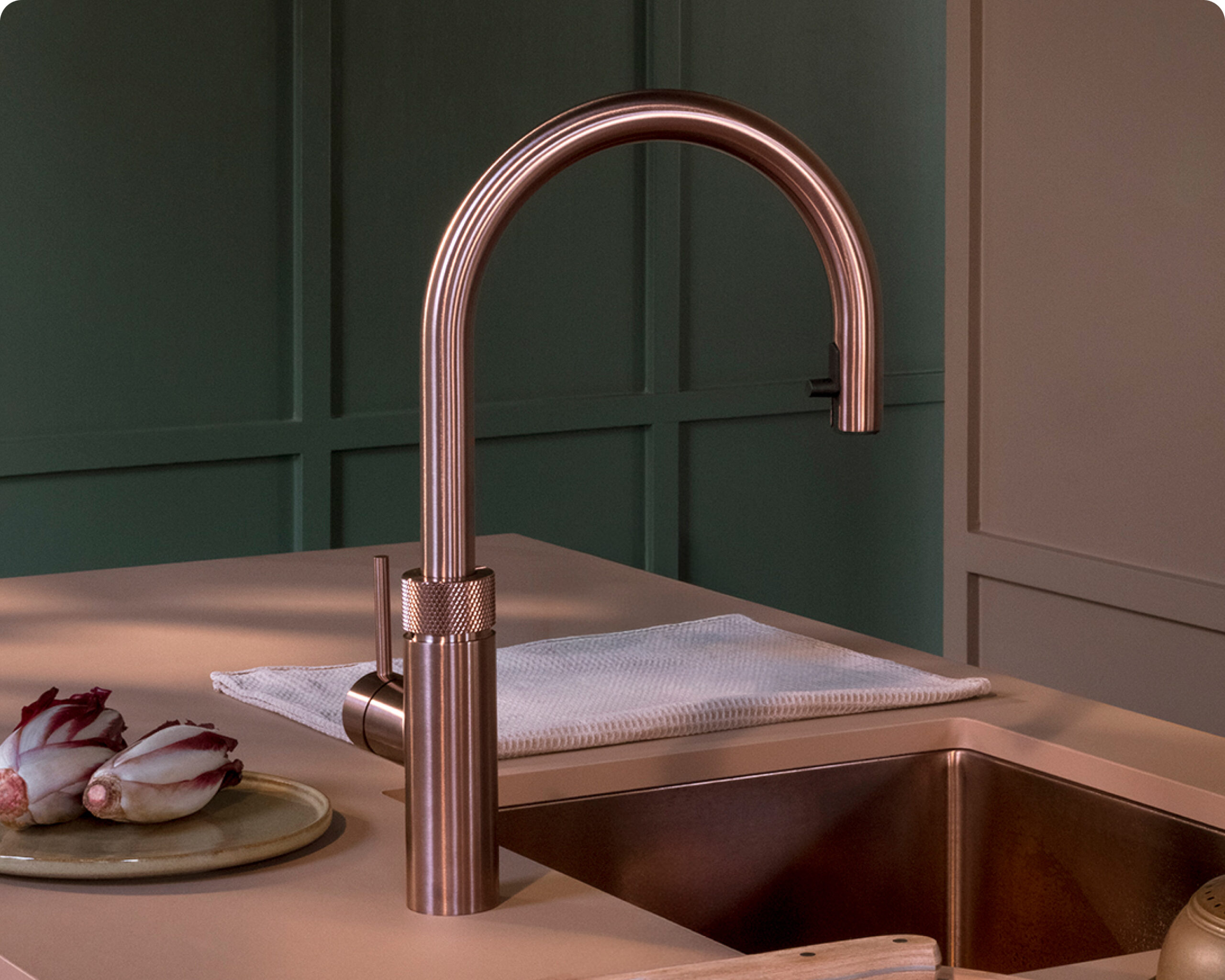 Quooker Flex Round in a kitchen setting