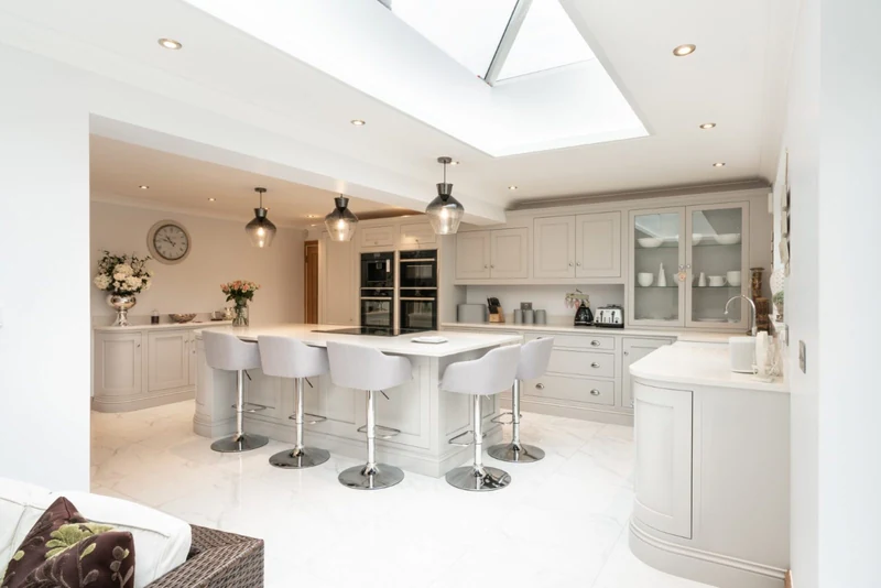 Rock & Co quartz kitchen with large central island