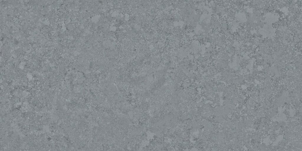 Concrete Grey quartz worktop sample – mid-grey with mottled patches and a fine granular concrete texture