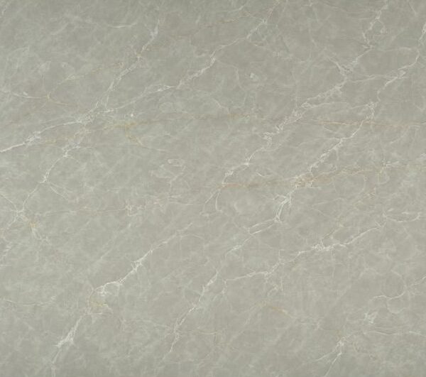 Beige Venato quartz worktop sample – soft beige-grey with white marble-style veining and subtle gold accents
