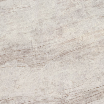 Taj Mahal quartz worktop sample – warm white with soft gold and beige veining